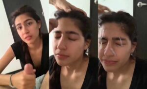 Desi Boyfriend Cum on Her Cute Innocent Girlfriends Face